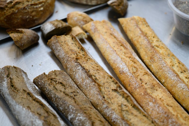 Baguette aux graines de chanvre